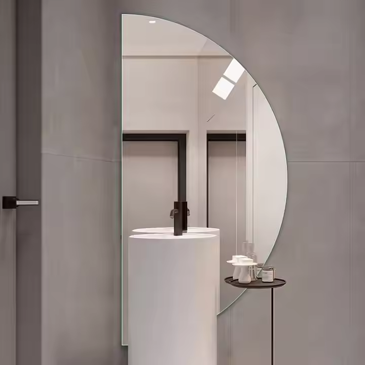 Semi Circle Bathroom Mirror